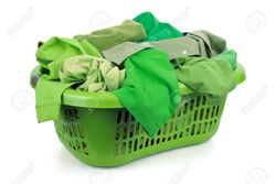 24930929-green-clothes-in-a-laundry-basket-on-white-background-concept-for-environmental-conservation-and-eco